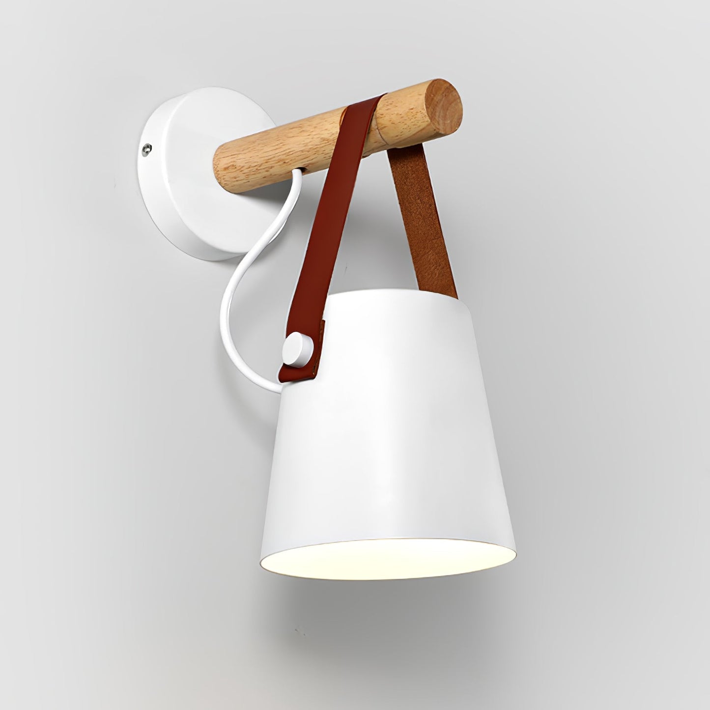 Floroux conical wall lamp in wood | Modern design | Eco-friendly | Interior decoration