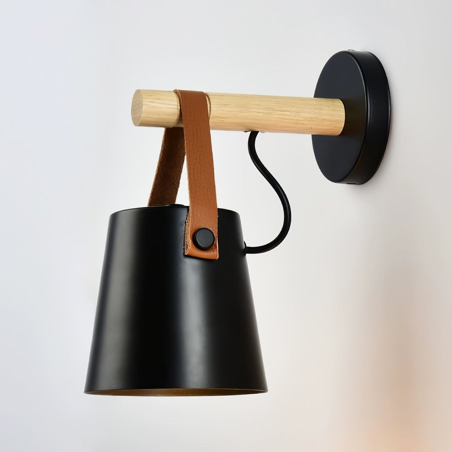 Floroux conical wall lamp in wood | Modern design | Eco-friendly | Interior decoration