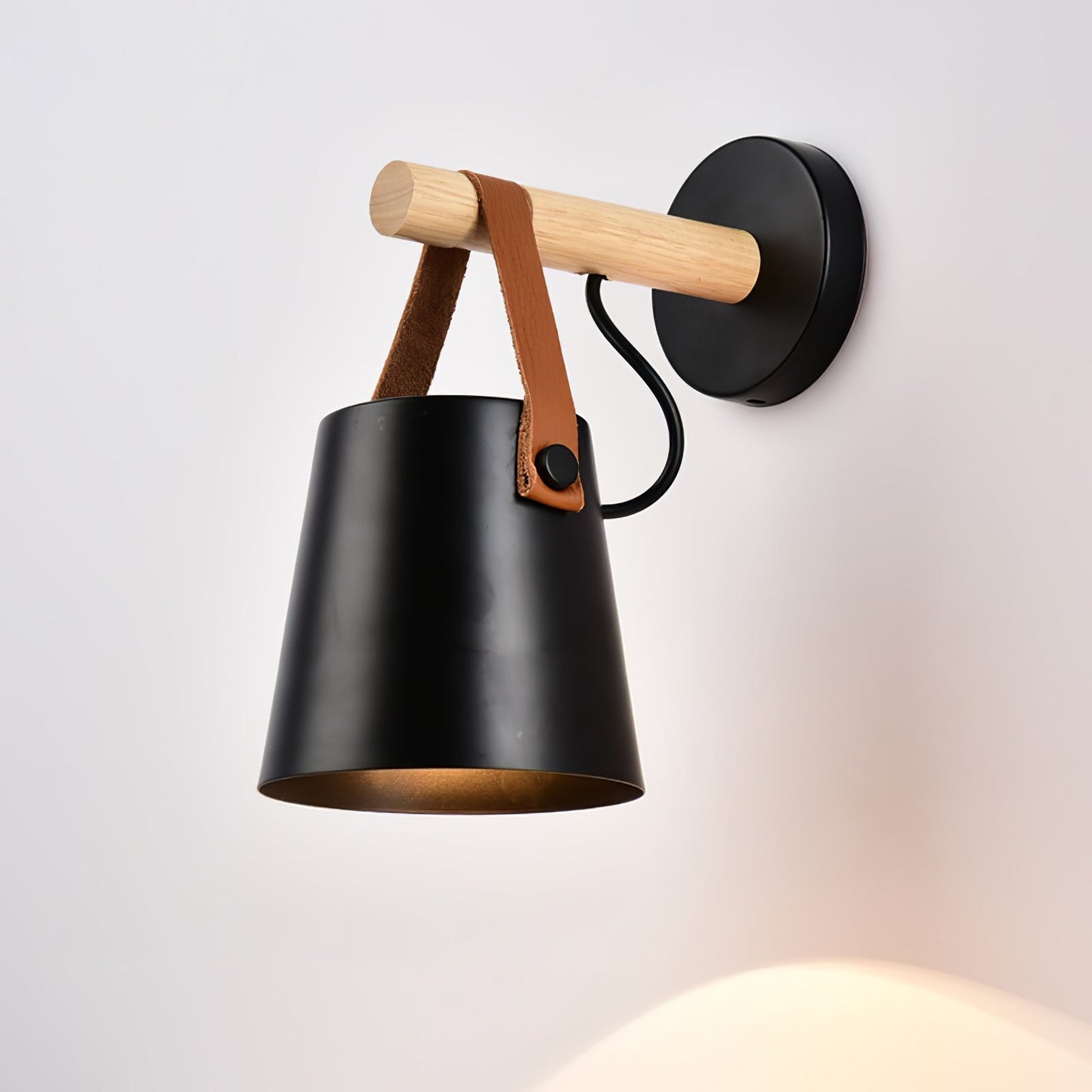 Floroux conical wall lamp in wood | Modern design | Eco-friendly | Interior decoration
