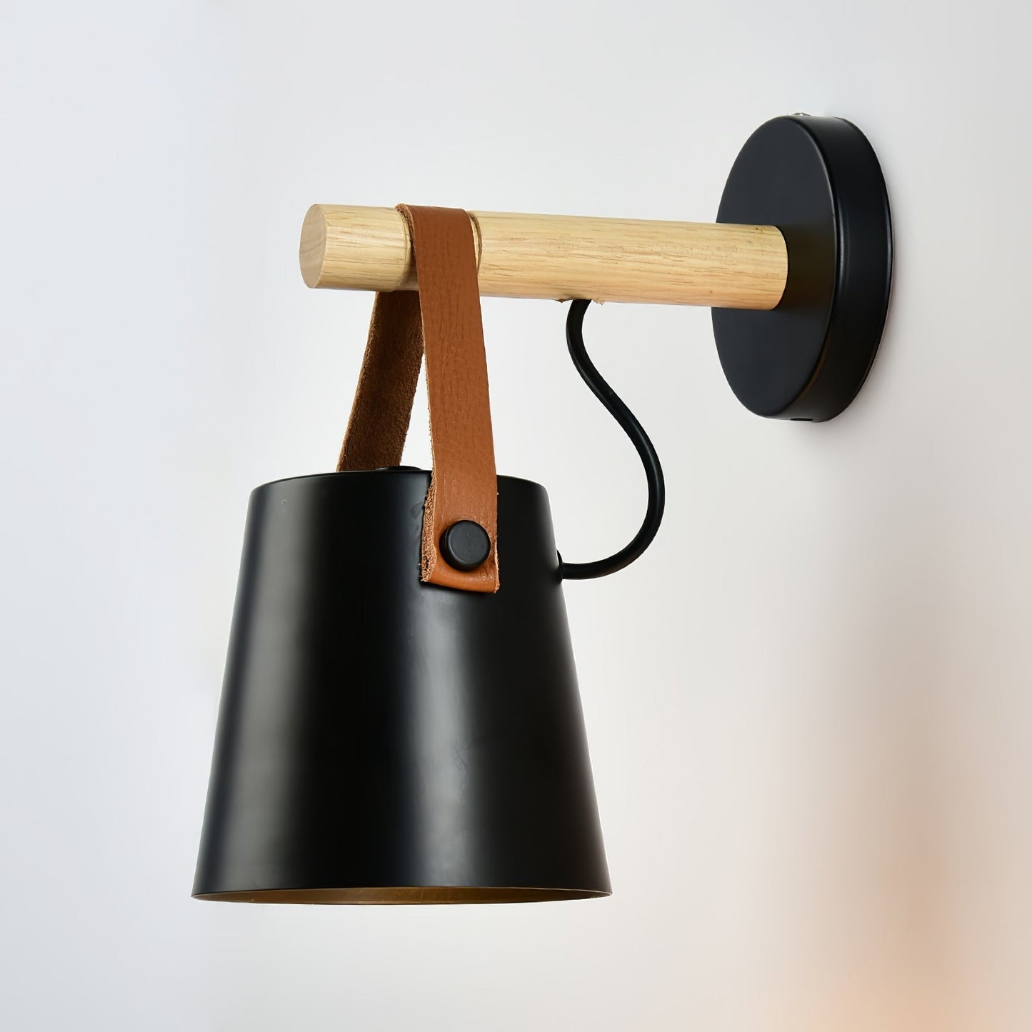 Floroux conical wall lamp in wood | Modern design | Eco-friendly | Interior decoration