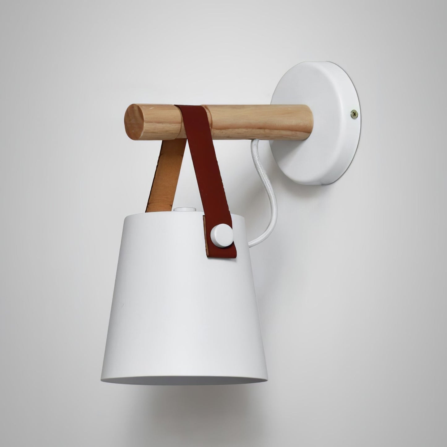 Floroux conical wall lamp in wood | Modern design | Eco-friendly | Interior decoration