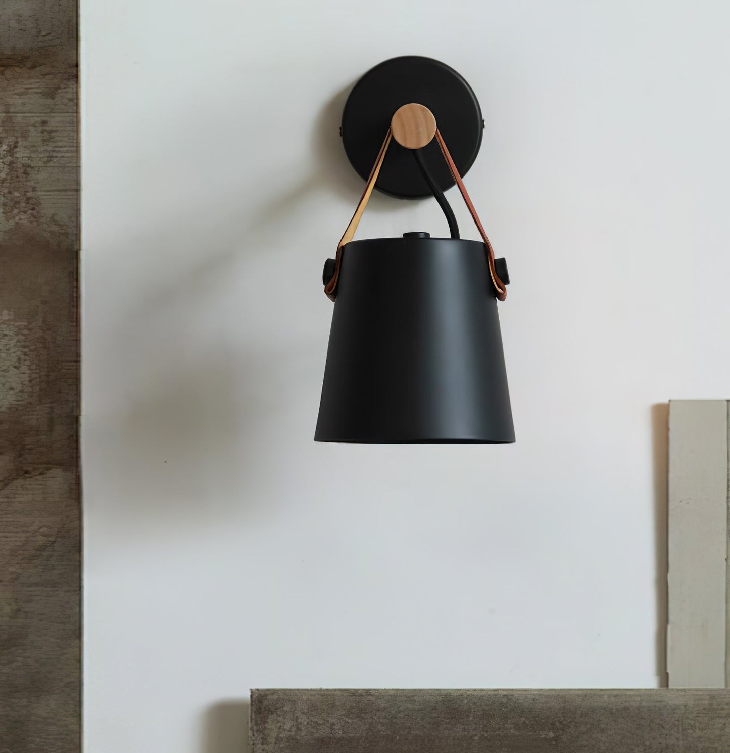 Floroux conical wall lamp in wood | Modern design | Eco-friendly | Interior decoration