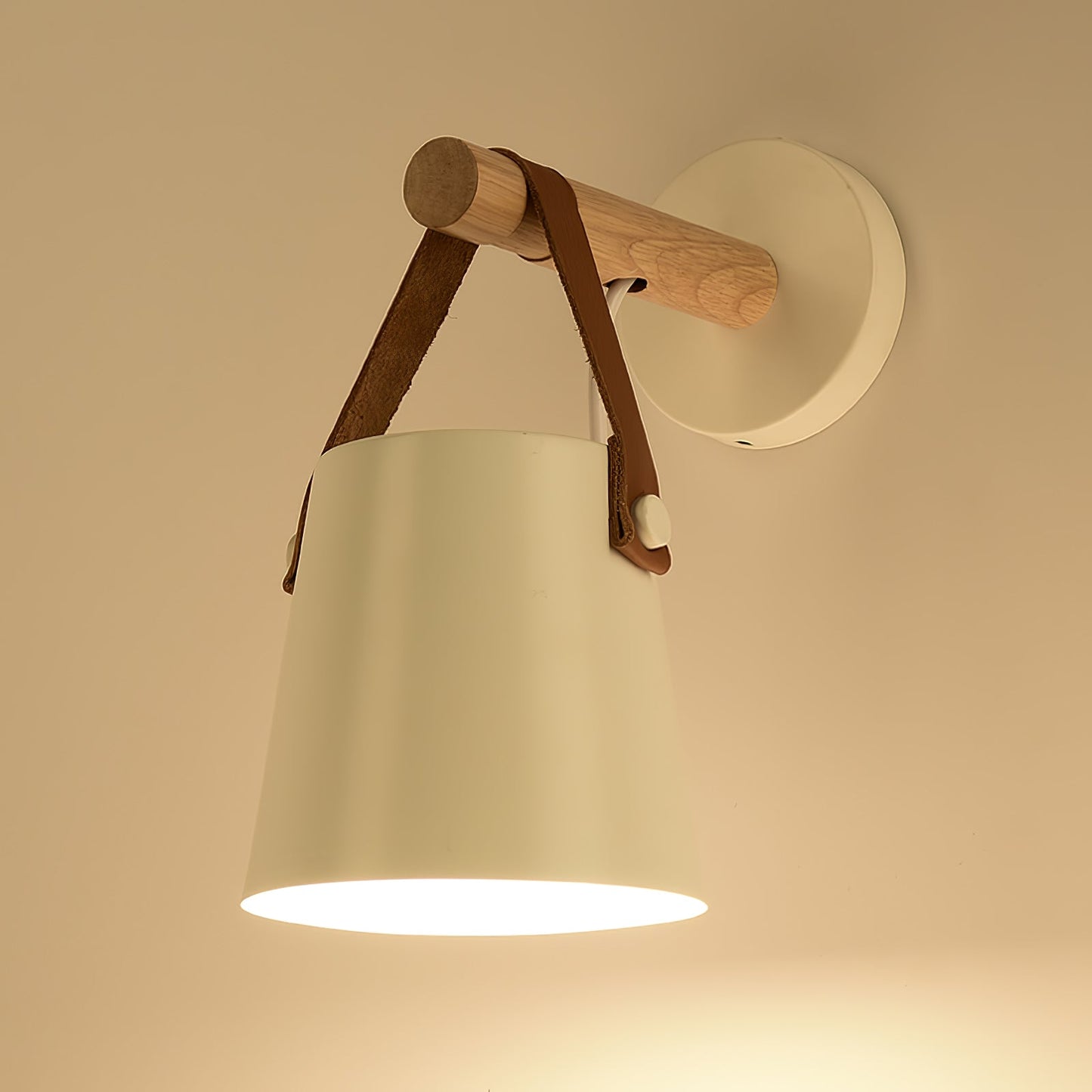 Floroux conical wall lamp in wood | Modern design | Eco-friendly | Interior decoration