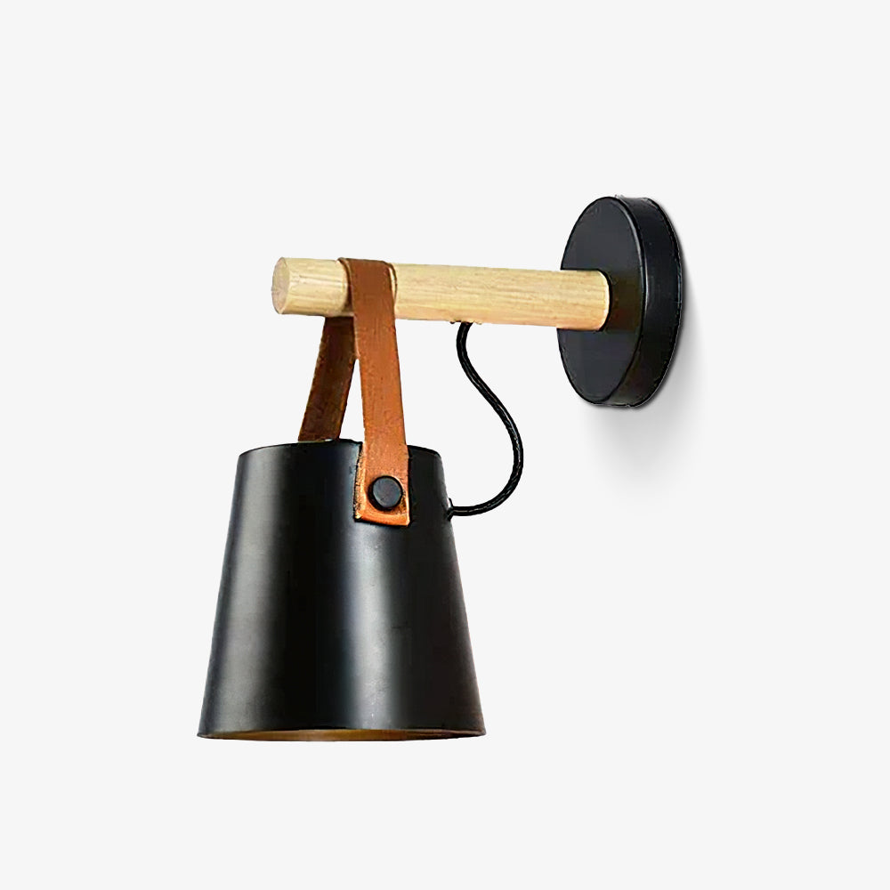 Floroux conical wall lamp in wood | Modern design | Eco-friendly | Interior decoration