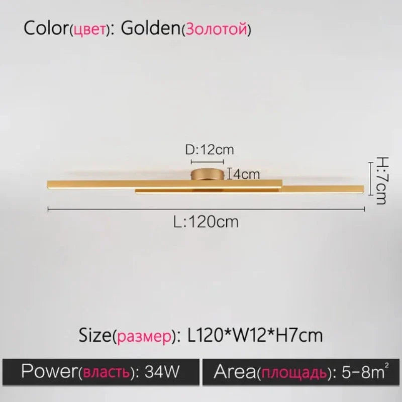 Floroux - Simple lampe de plafond nordique moderne