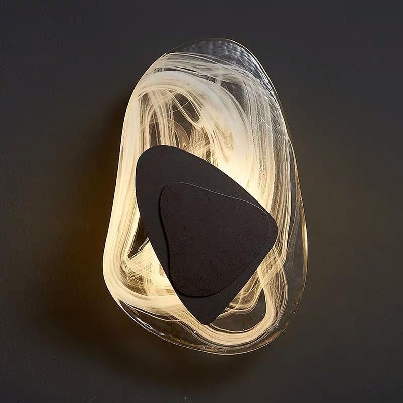 Applique LED moderne en verre Floroux