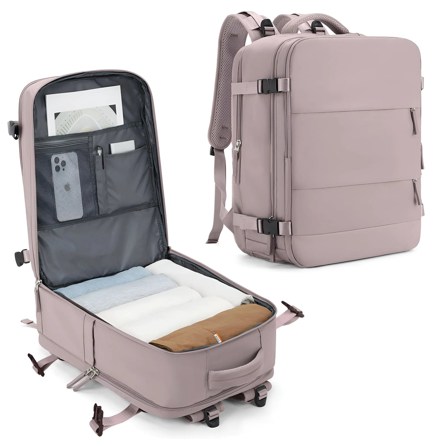 EasyTravel Sac à Main - Sac à Main Élégant et Spacieux pour un Confort et une Commodité de Voyage Ultimes