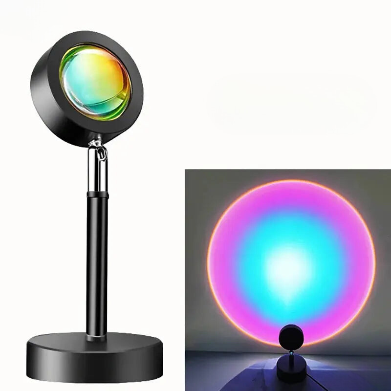 Floroux | Lampe de projection LED de coucher de soleil