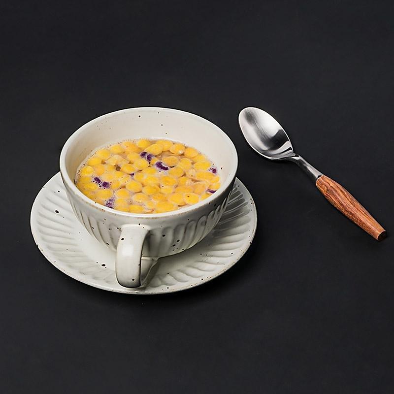 ElegantBowl – Set de 2 Bols en Grès avec Cuillère