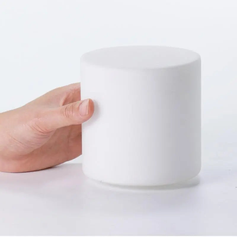 ÉclatVerre - Mini Lampe de Table en Verre avec Fonction Touch-Open et Éclairage 360°