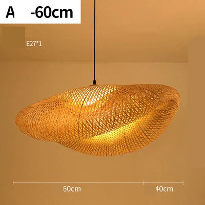 Floroux - Suspension en rattan fait main