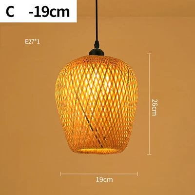 Floroux - Suspension en rattan fait main