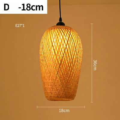 Floroux - Suspension en rattan fait main