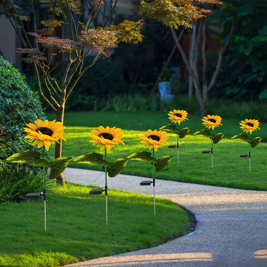 Floroux | Lampe de jardin tournesol créative et moderne