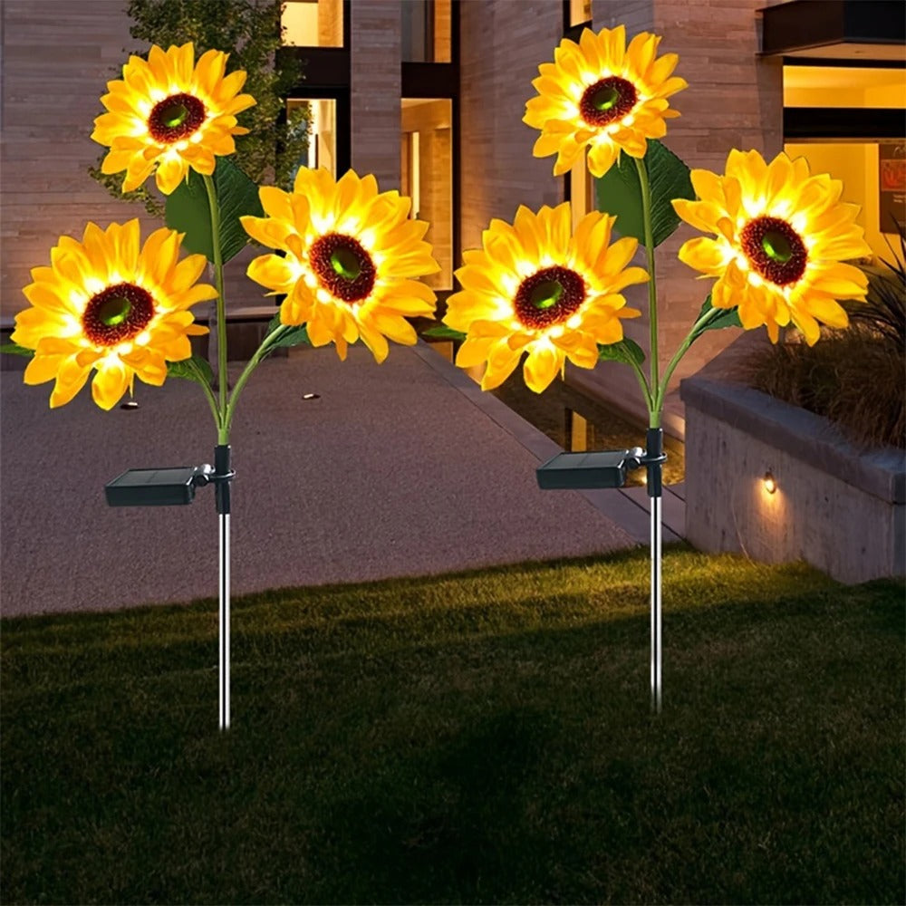 Floroux | Lampe de jardin tournesol créative et moderne