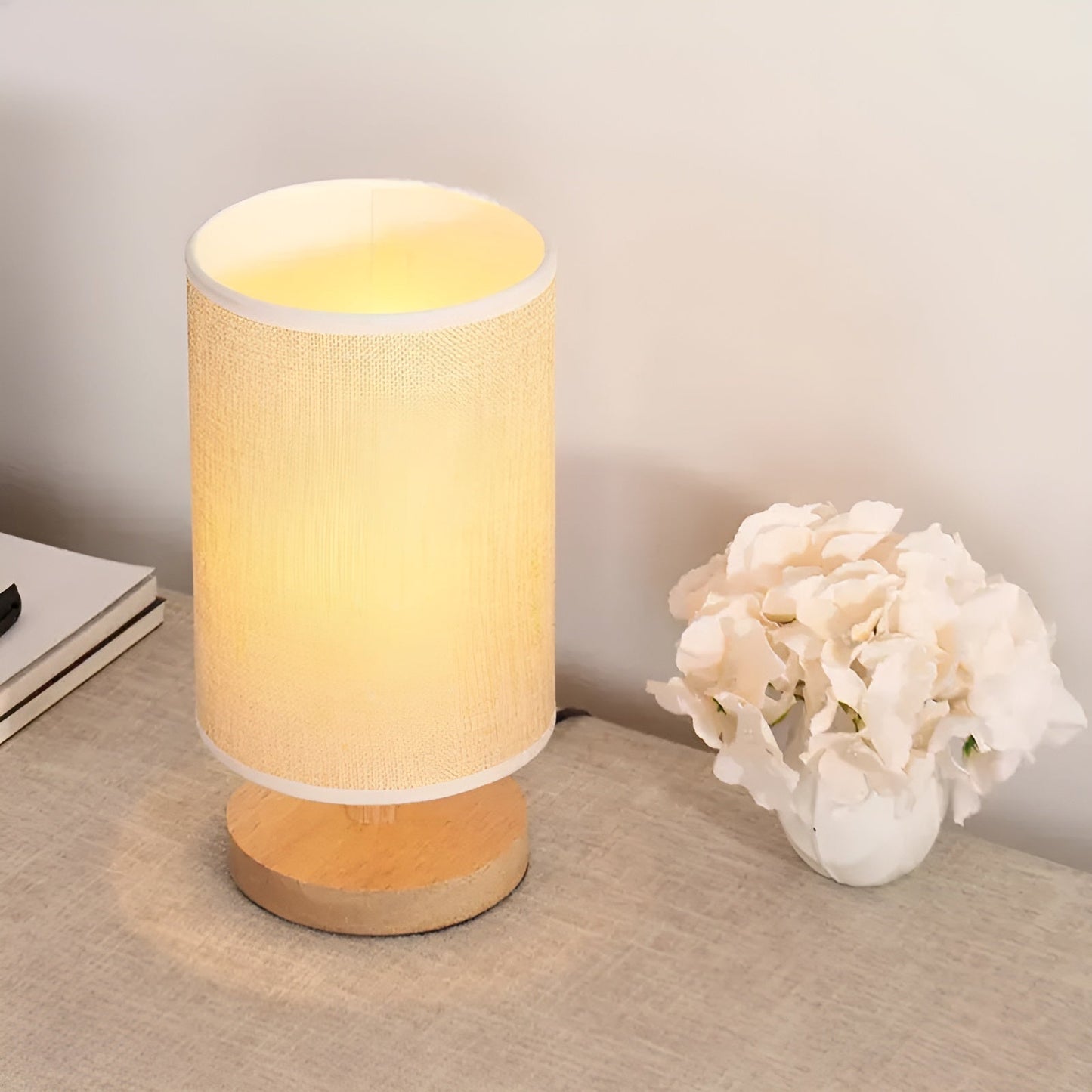 Élégante ZenShade LED - Lampe de table pour un éclairage de chambre de luxe