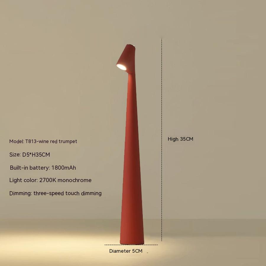LumiMaître - Lampe de Table LED Rechargeable | Design Moderne et Fonctionnel | Éclairage Ambiant Durable