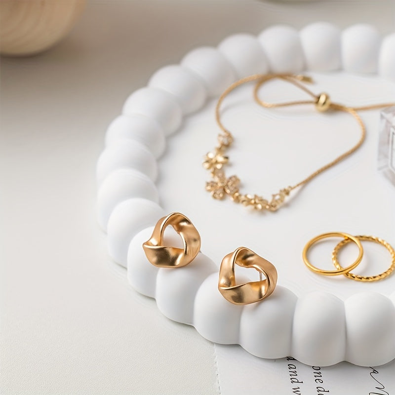 Anneau élégant Tray - Soucoupe multifonctionnelle pour une organisation élégante des bijoux