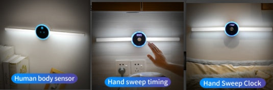 Smart Cabinet Light avec horloge et minuterie
