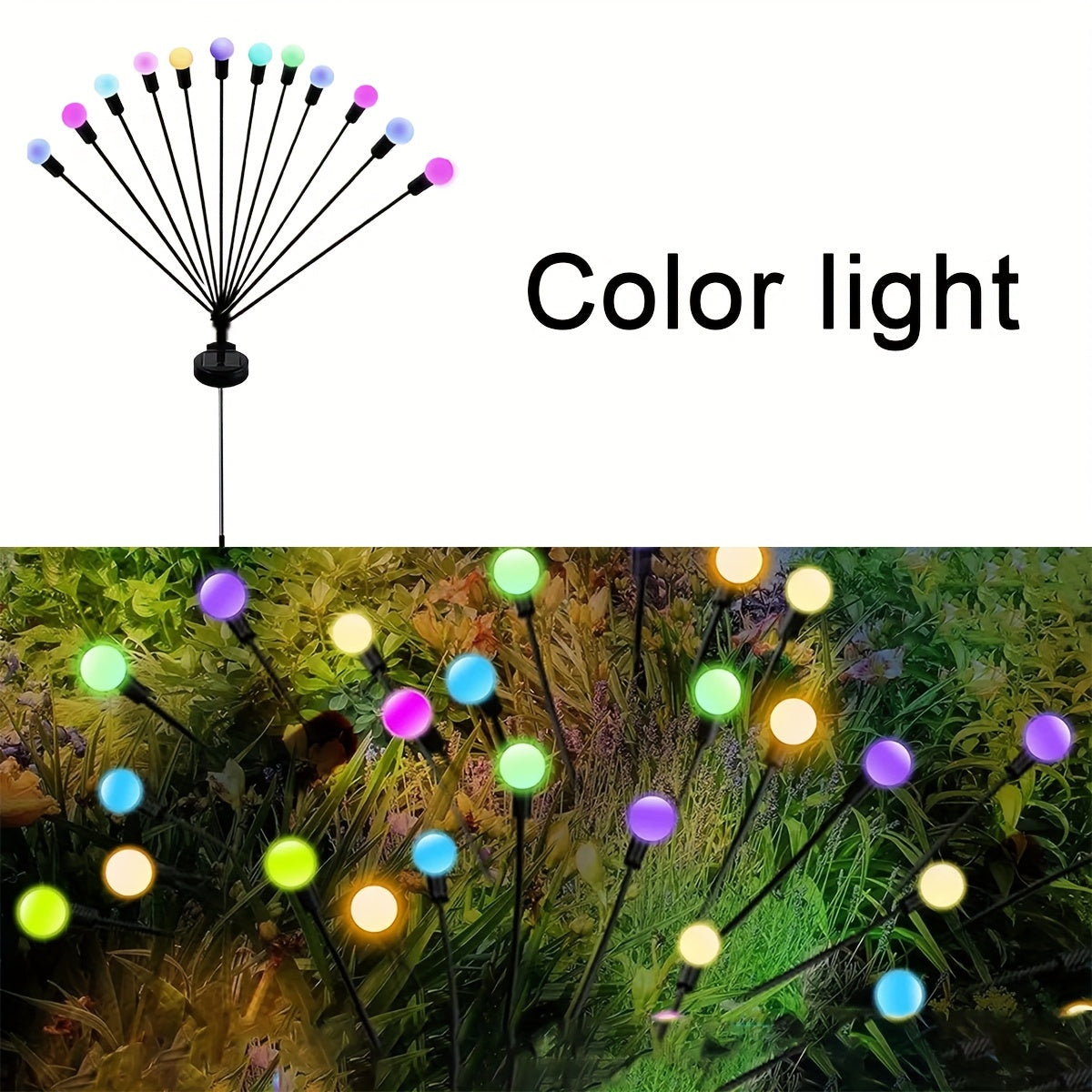 SolarFirefly Lights - Décoration de jardin LED élégante pour l'extérieur