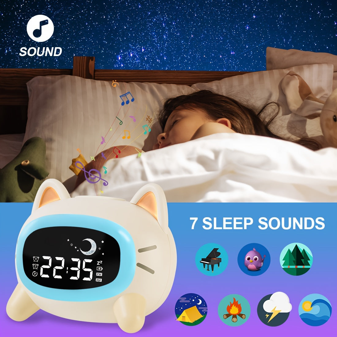 DreamClock – Réveil Numérique Intelligent avec Minuteur de Sommeil