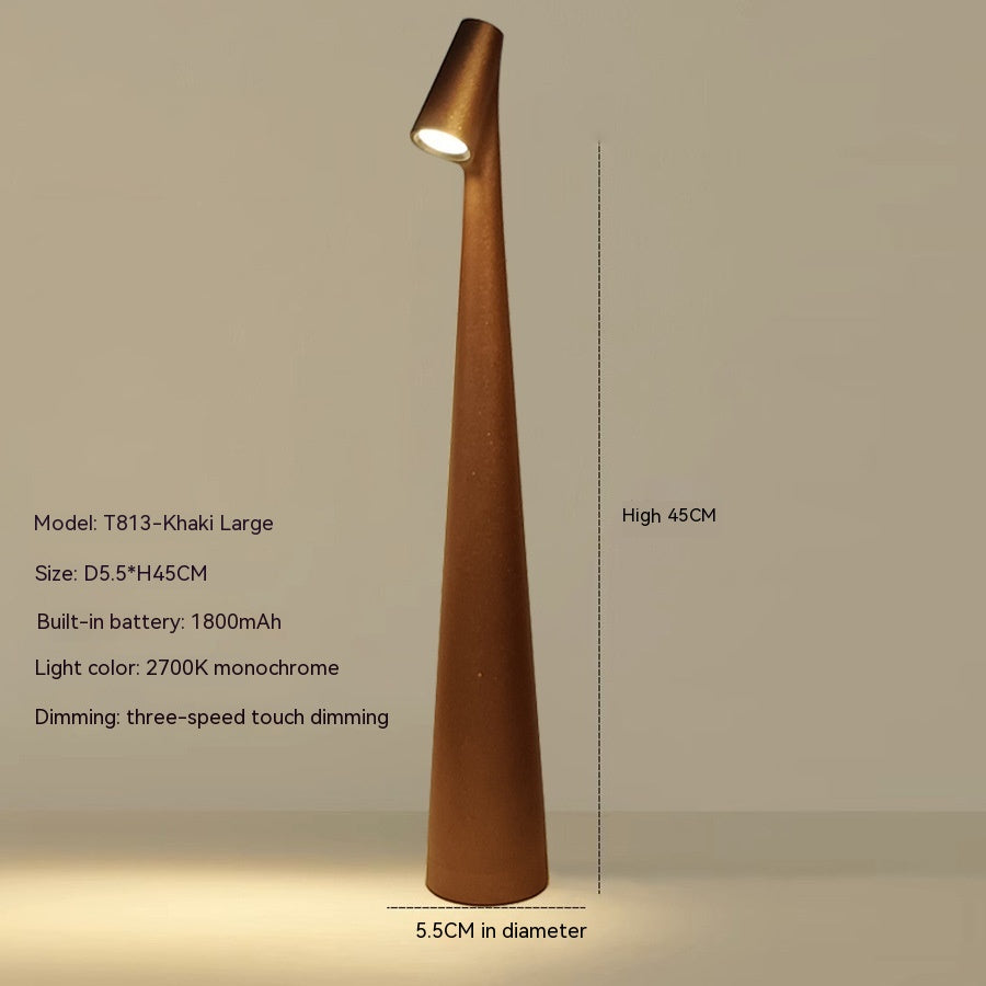 LumiMaître - Lampe de Table LED Rechargeable | Design Moderne et Fonctionnel | Éclairage Ambiant Durable