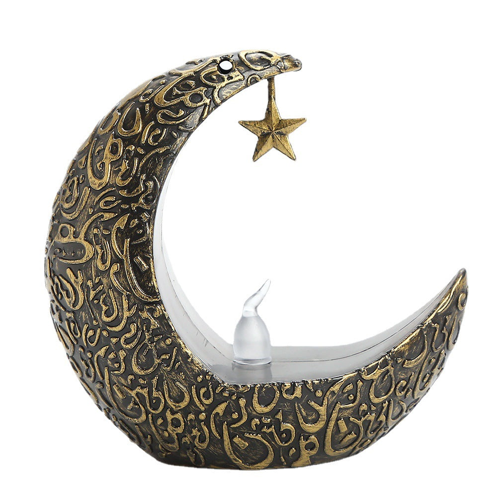 Floroux - Charmante bougie arabe lampe lune
