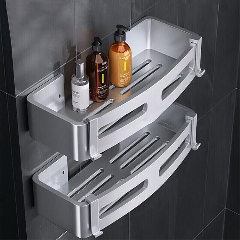 Stylish SilverCaddy - Organisateur de Salle de Bain Parfait pour Tous vos Besoins