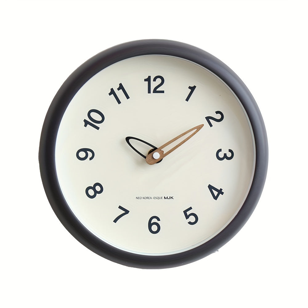 SilenceTime Horloge – Élégante Horloge Murale de 10 Pouces pour la Maison