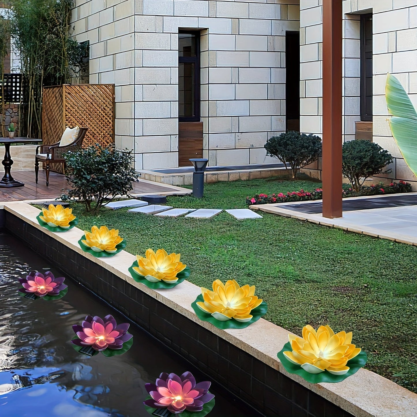 SolarLily – Lanternes solaires LED Lotus élégantes