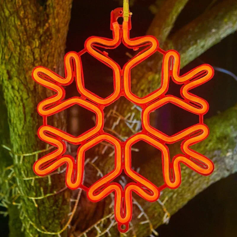 SterrenLicht - Éclairage magique à LED flocons de neige pour fêtes