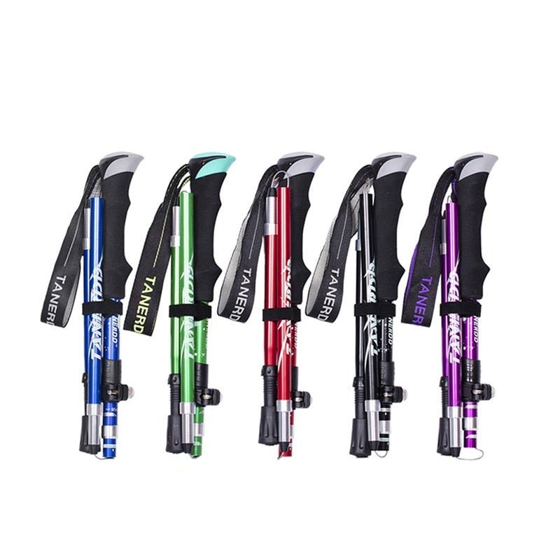 Adjustable hiking poles Floroux | Folding hiking poles | Lightweight and durable for outdoor adventures