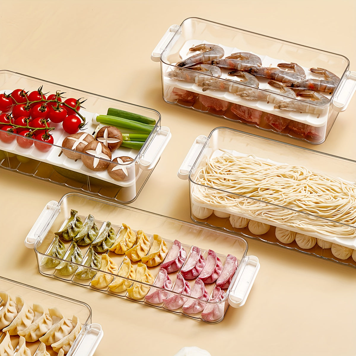 FreshGuard - Organisateur de réfrigérateur élégant et sûr pour les aliments