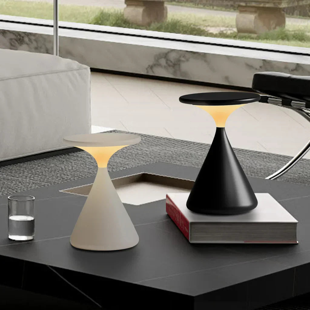 Lampes de table sans fil Floroux en forme de sablier