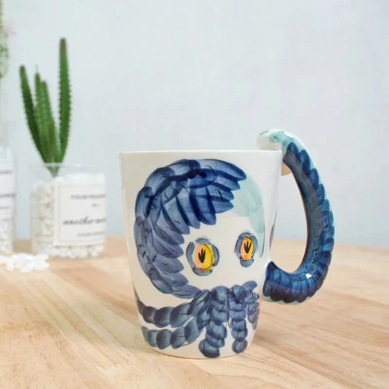 Tasse à café en forme d'animal et de dinosaure