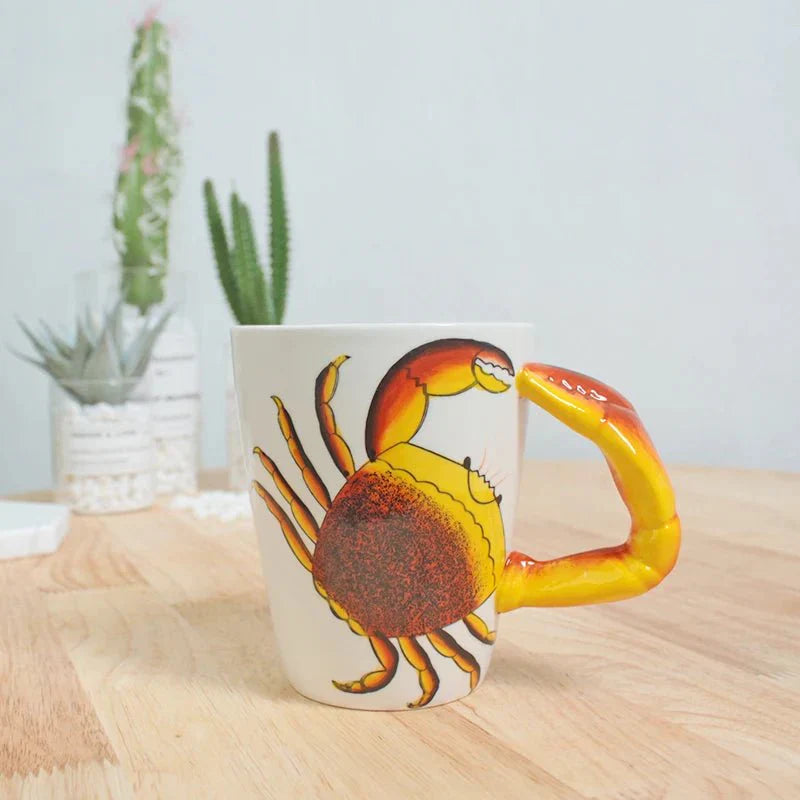 Tasse à café en forme d'animal et de dinosaure