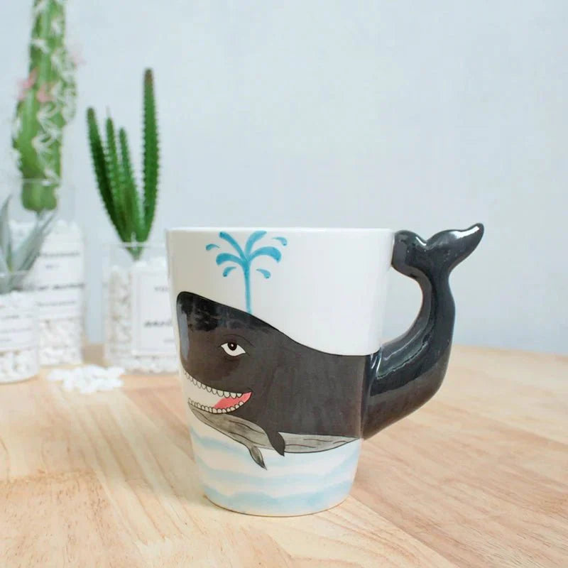 Tasse à café en forme d'animal et de dinosaure
