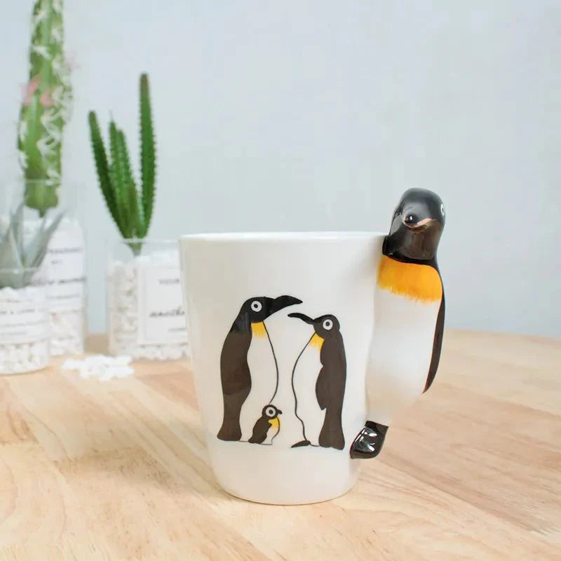 Tasse à café en forme d'animal et de dinosaure