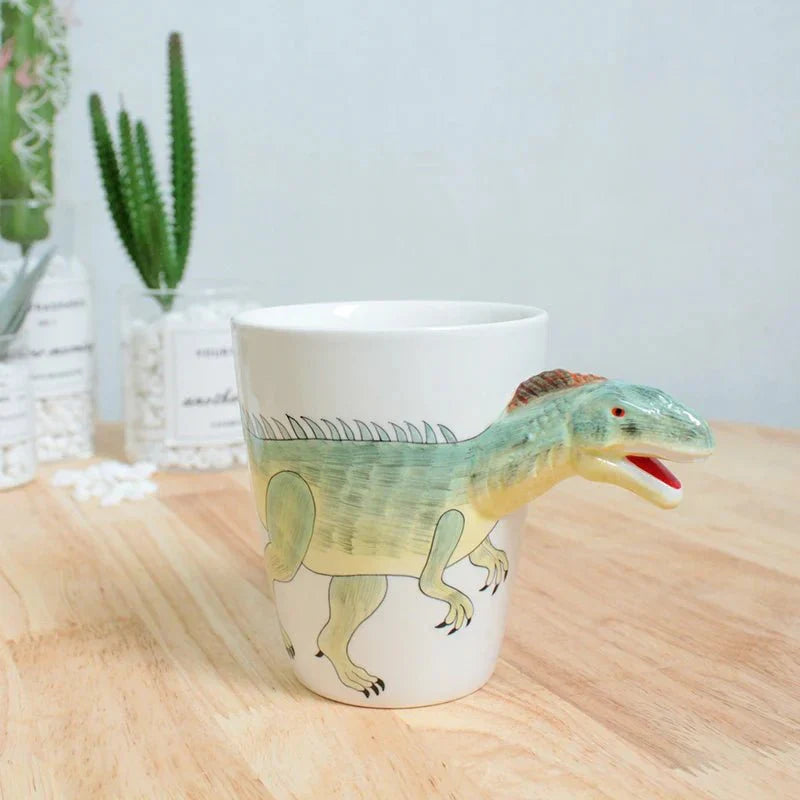 Tasse à café en forme d'animal et de dinosaure