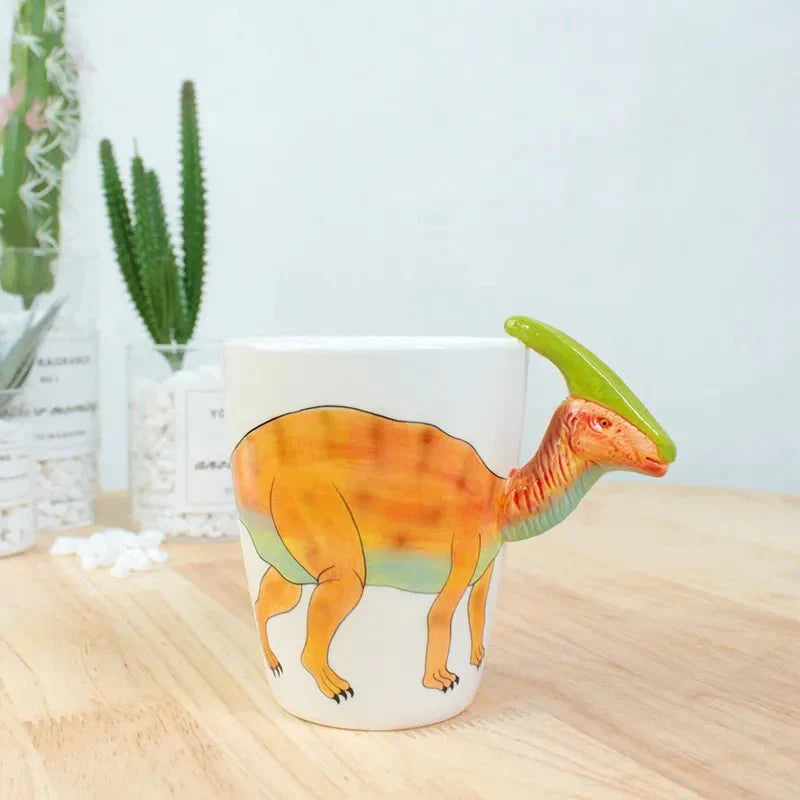 Tasse à café en forme d'animal et de dinosaure