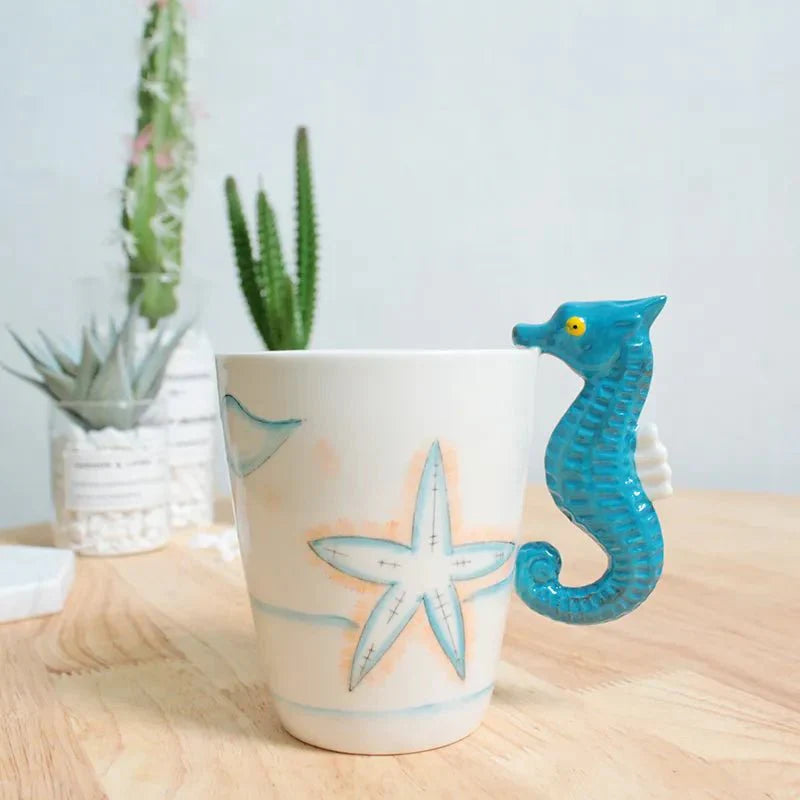 Tasse à café en forme d'animal et de dinosaure