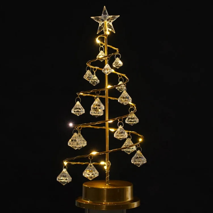 Floroux - Lampe de sapin de Noël LED festive pour une ambiance de vacances chaleureuse