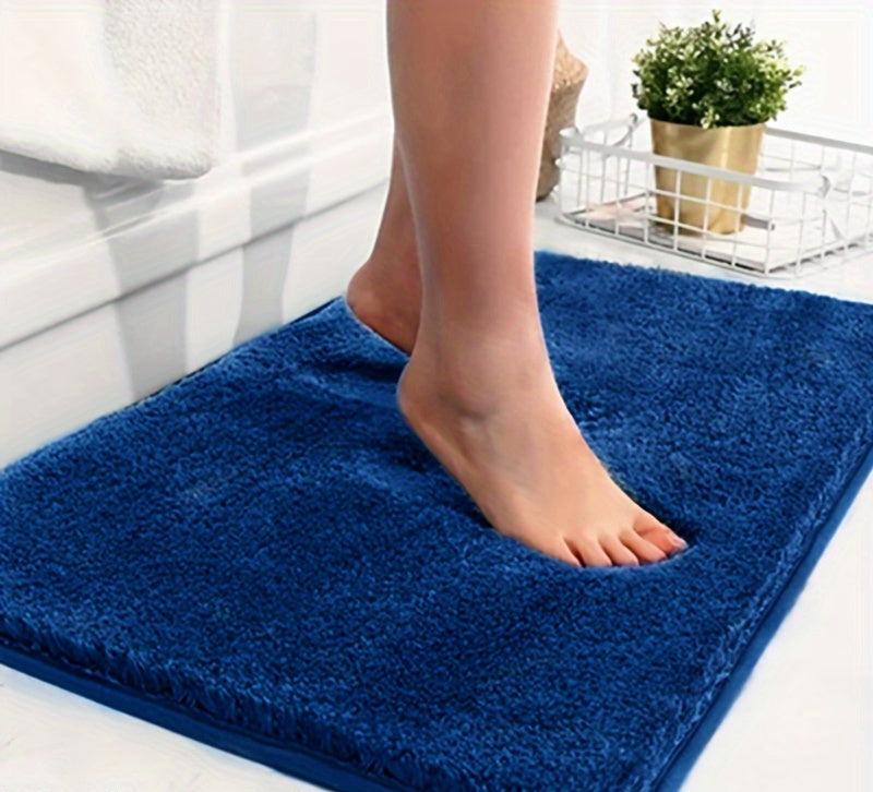 Floroux - Tapis de bain doux, épais et très absorbant