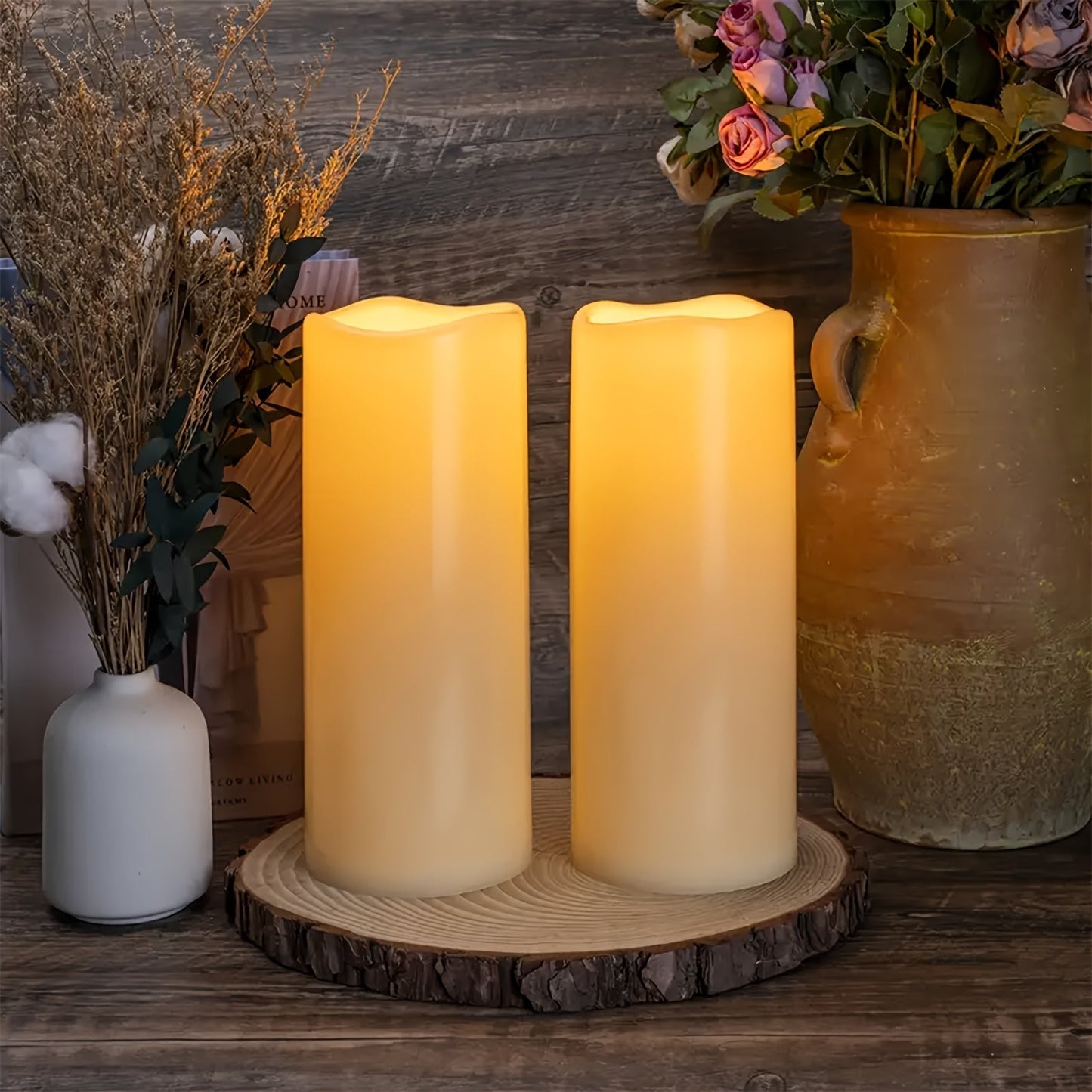 FlameFree - Ensemble de bougies LED étanches avec télécommande