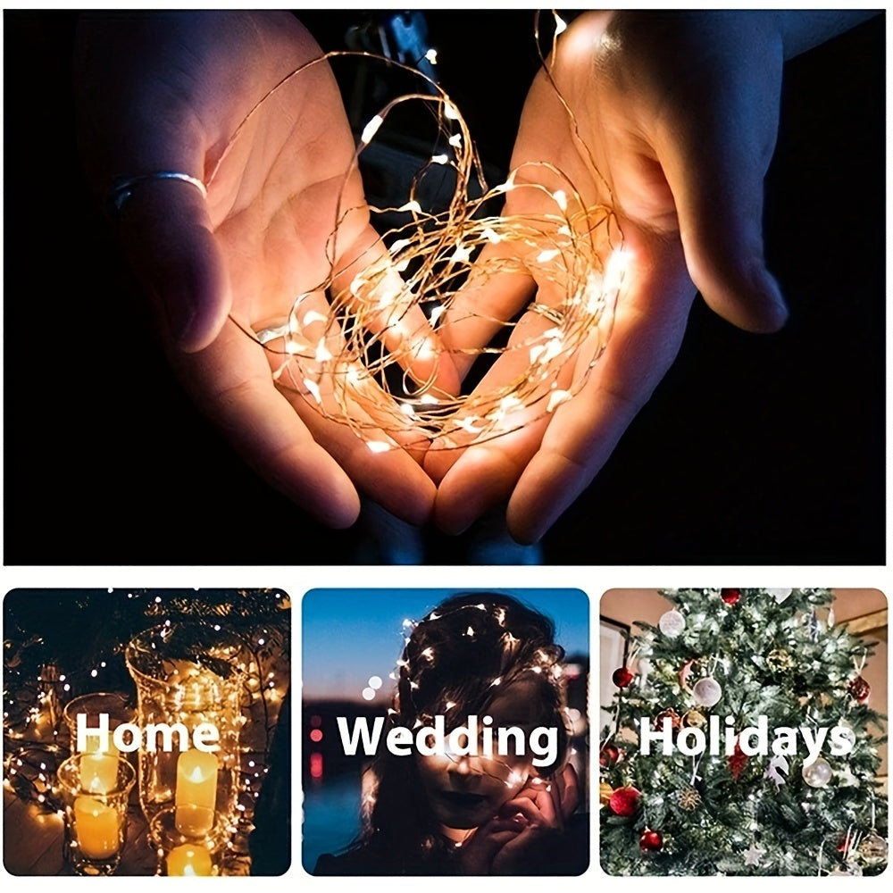 TwinkleWire - Guirlande lumineuse LED USB en fil de cuivre