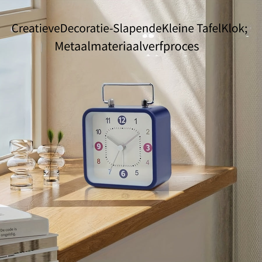 TimeCube Horloge - Horloge Carré Élégant avec Lumière de Nuit