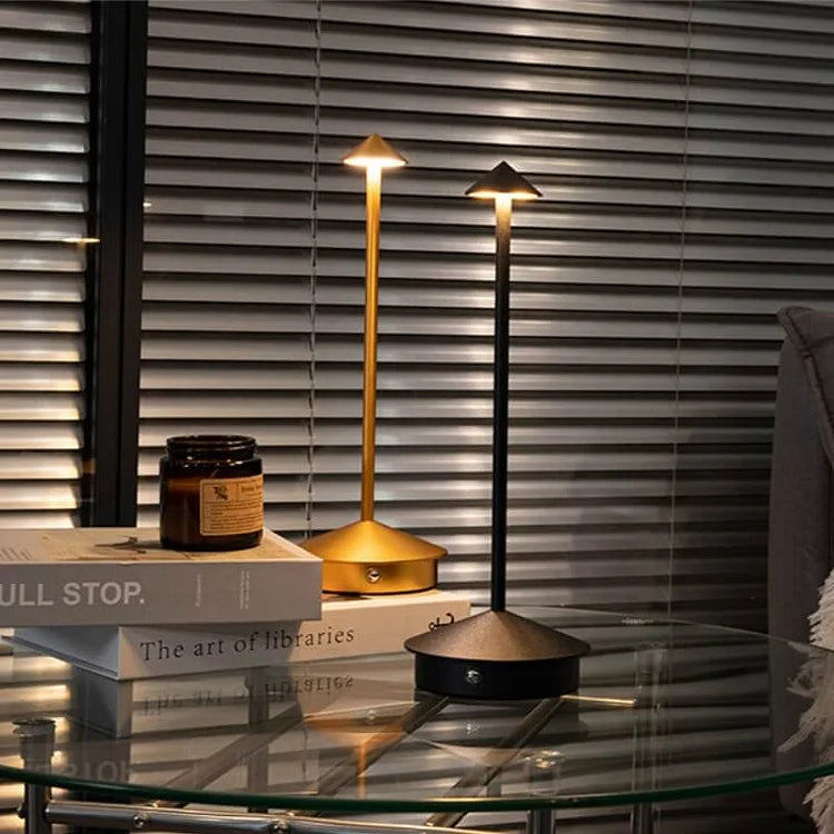 Floroux - Élégante et Portable Lampe de Table Sans Fil avec Luminosité Réglable