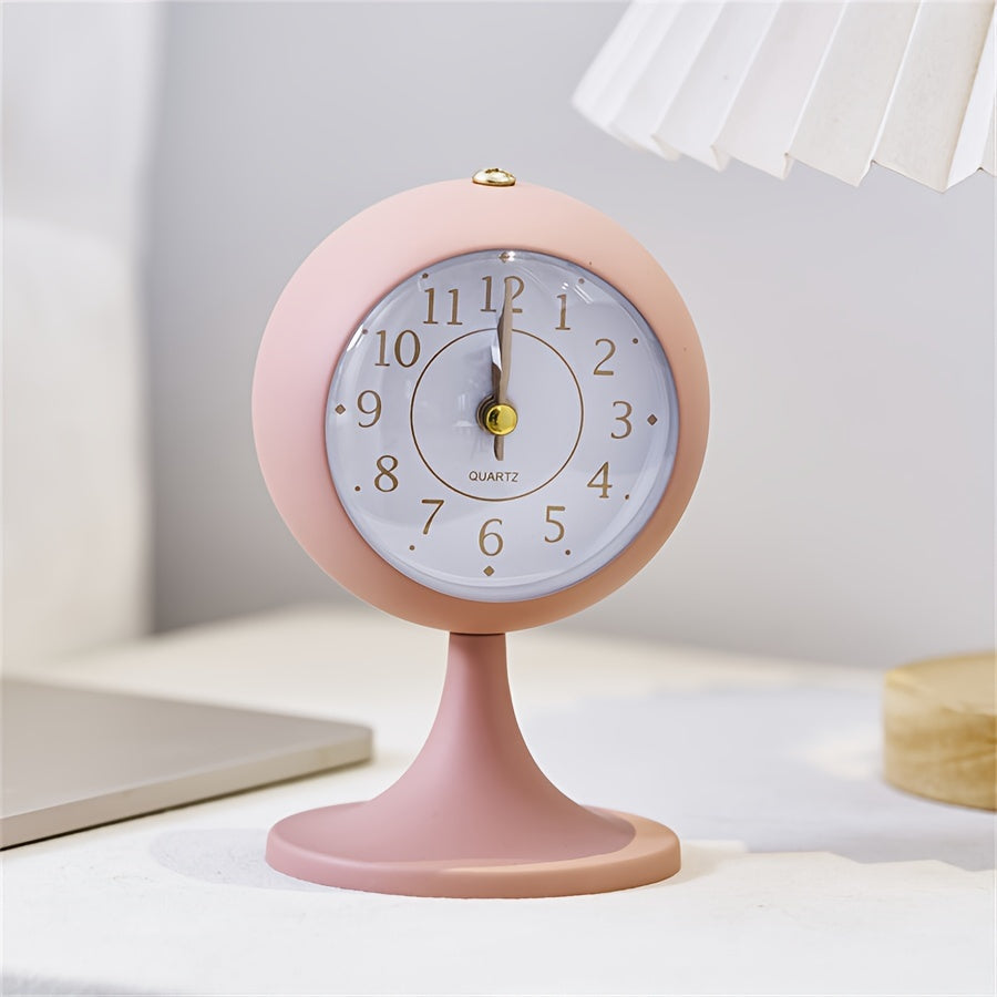 CartoonGlow Horloge - Luxe Réveil LED avec Accents Dorés