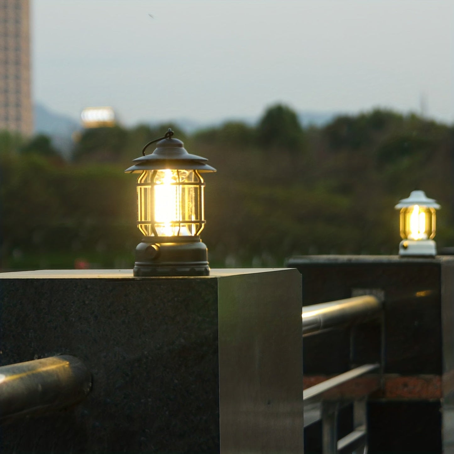 RetroGlow Lampe – Dimmable Lampe LED Rechargeable Extérieur