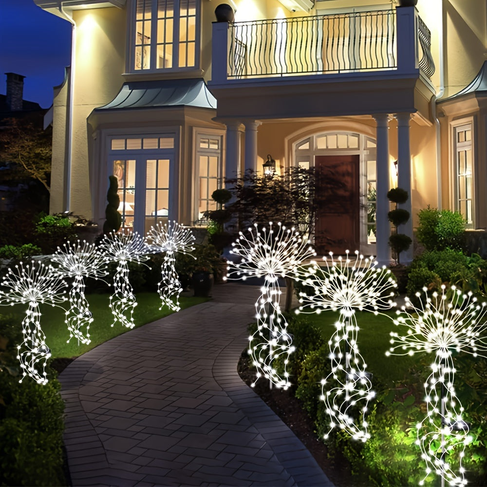 SolarBloom Light – Feu d'artifice Lumière de Jardin Solaire avec 8 Modes